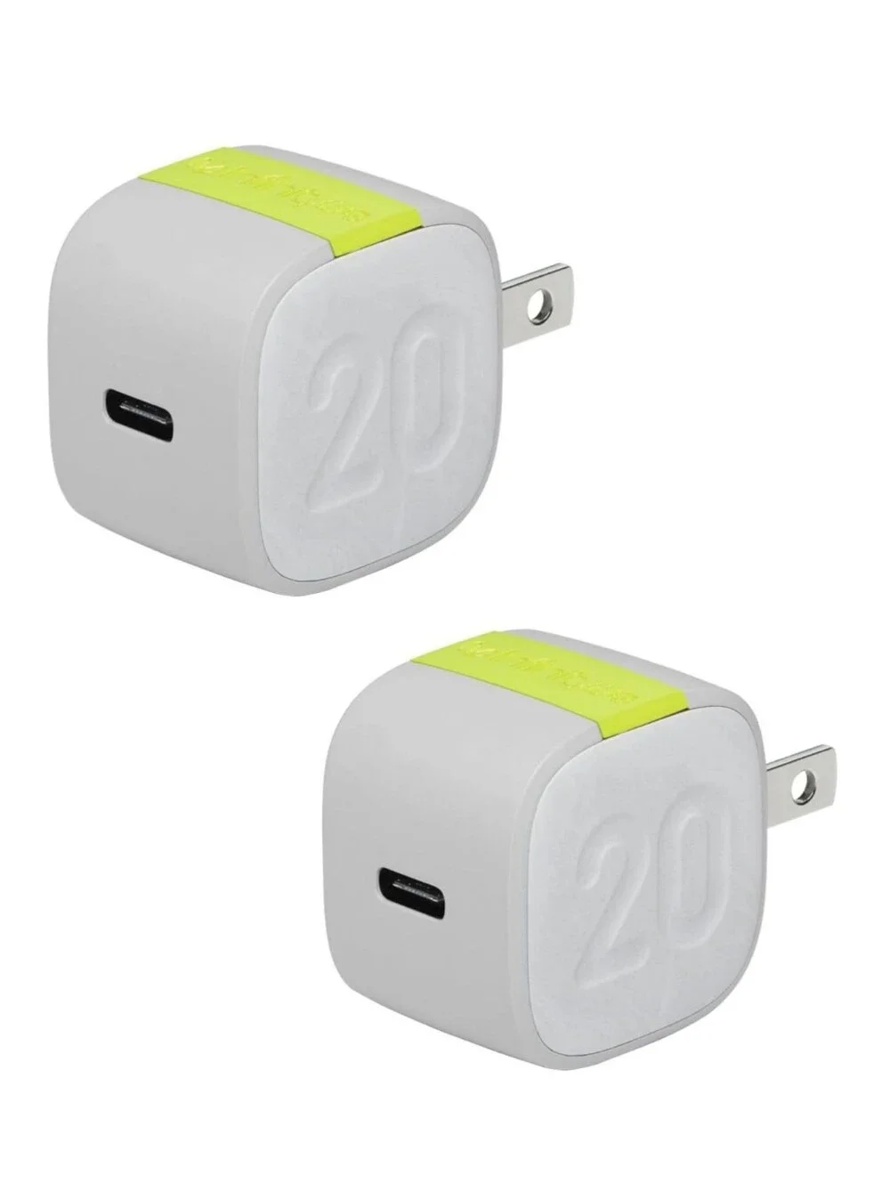 2X InfinityLab InstantCharger 20W 1 USB Compact USB-C PD charger
